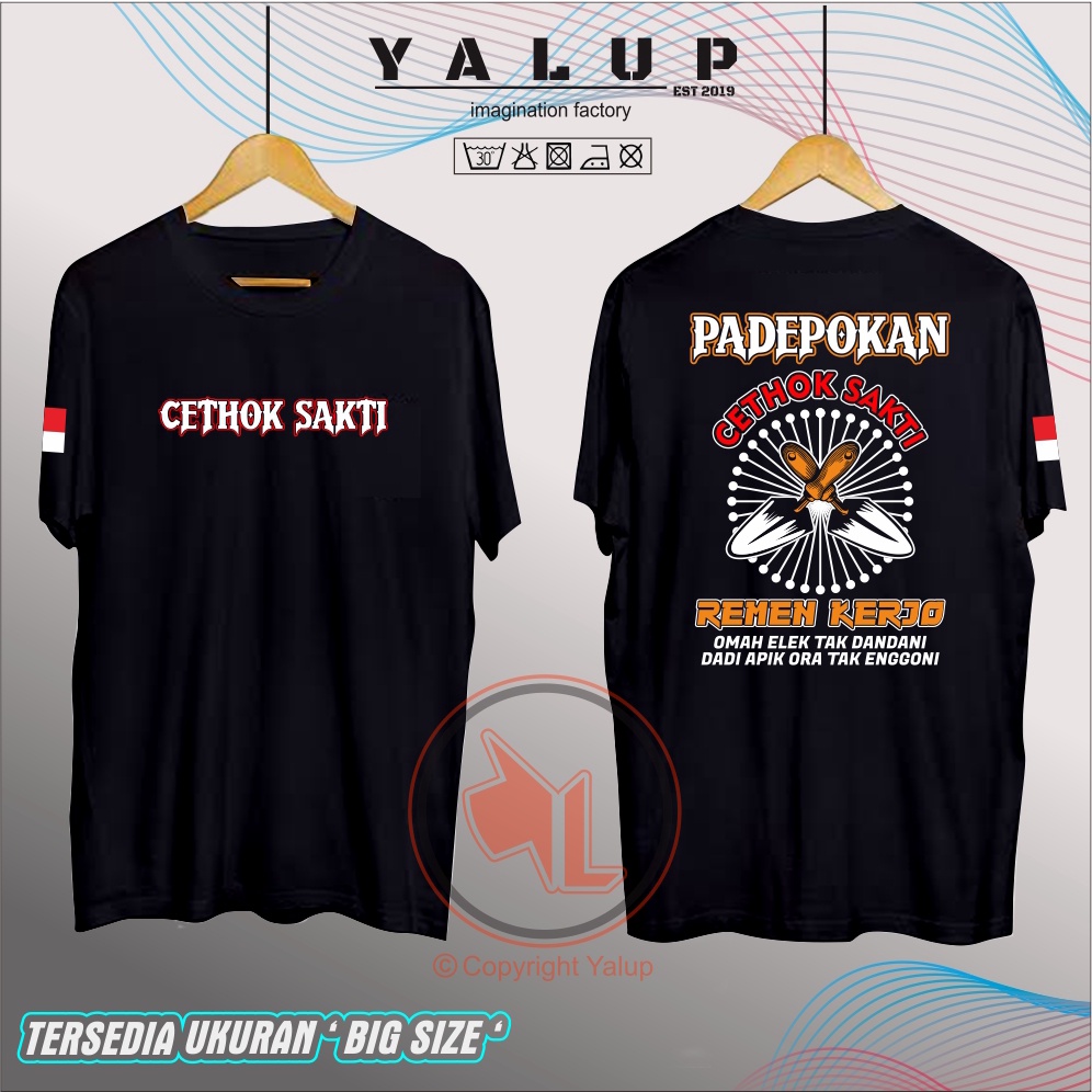 KAOS BAJU CETHOK SAKTI // PADEPOKAN CETHOK SAKTI // MAGICOM SAKTI