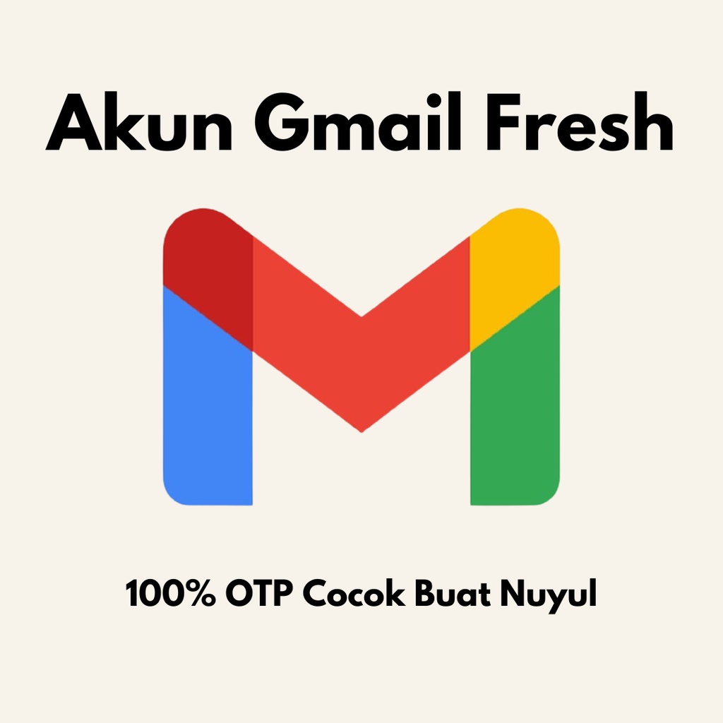 AKUN GMAIL FRESH BARU BERGARANSI TANPA VERIVIKASI