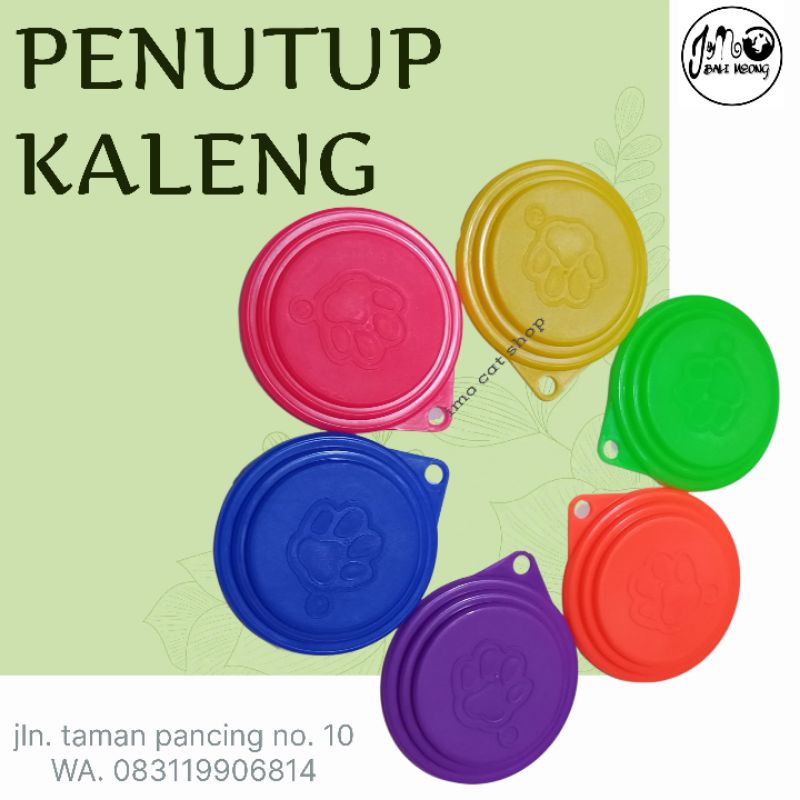 penutup kaleng makanan kucing