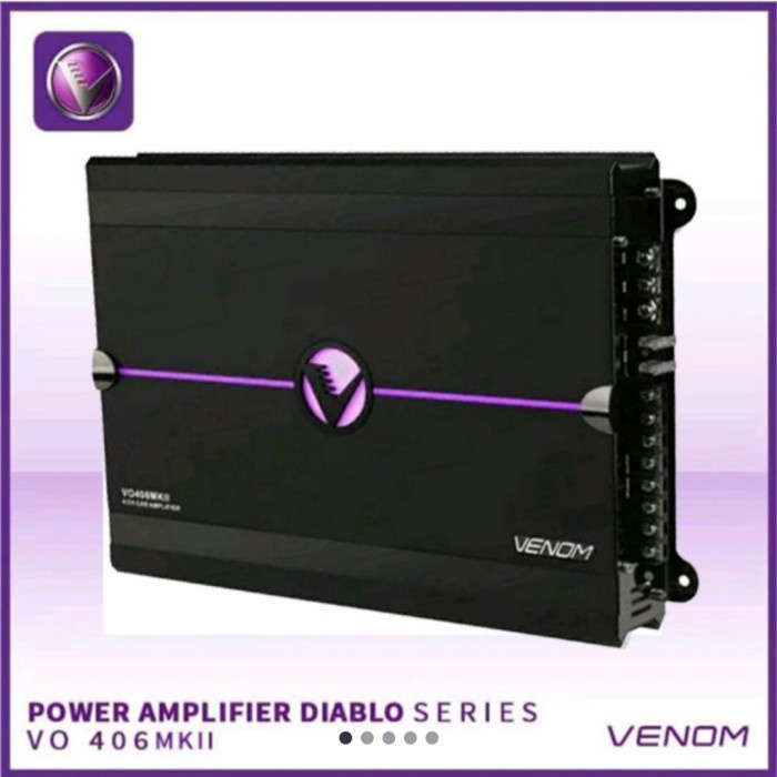Power Amplifier Power Amplifier Mobil/Power 4 Chanel Venom Diablo Vo 406 Mkll