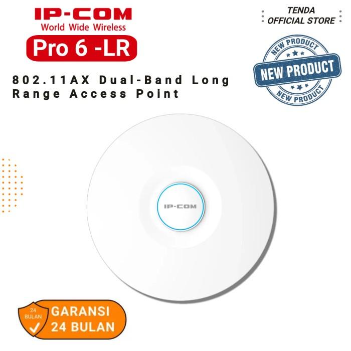 IPCOM Pro-6-LR WiFi 6 Access Point Dual-Band Long Range 802.11AX N