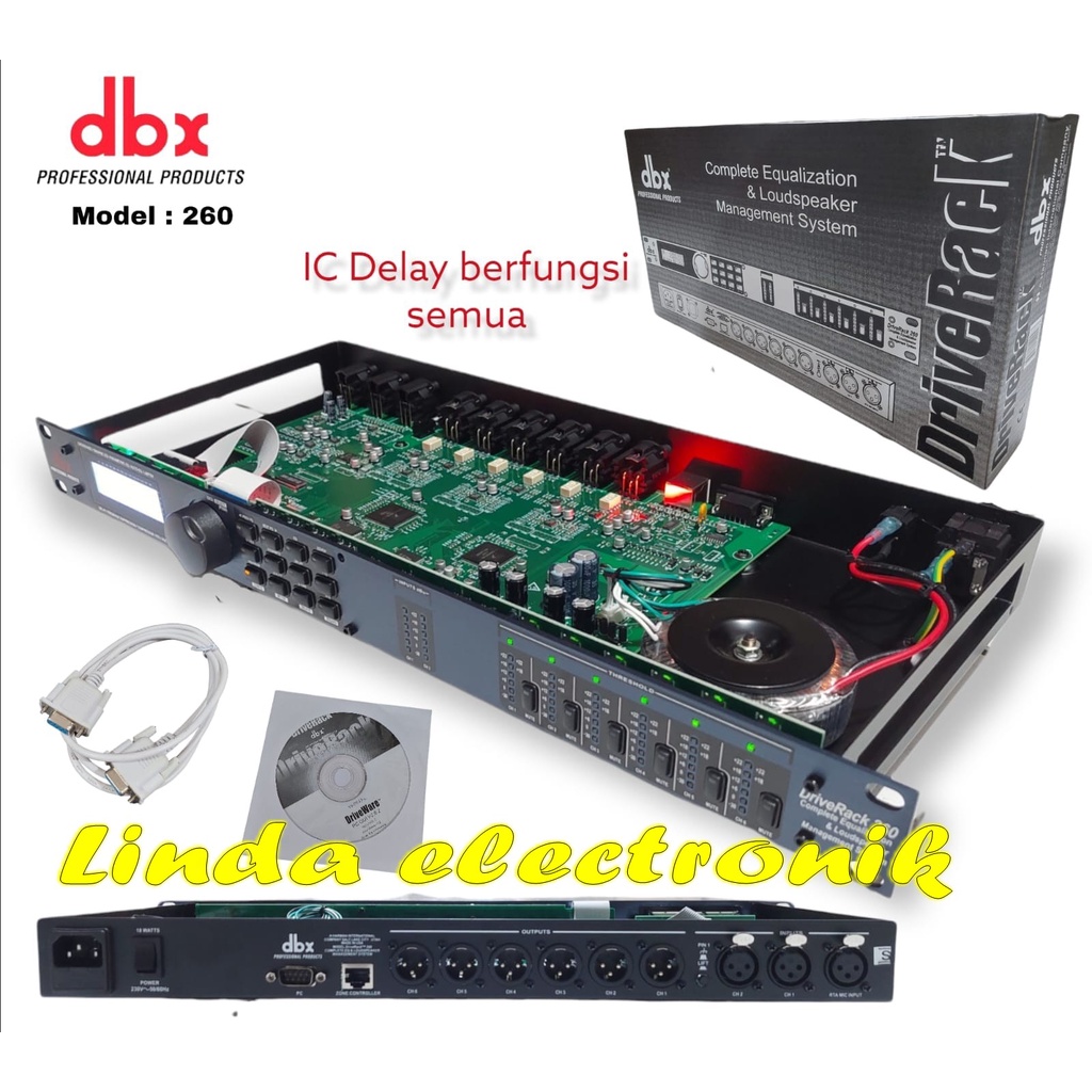 Speaker Management Dbx Drive Rack Pa 260 Software driverack dbx pa260