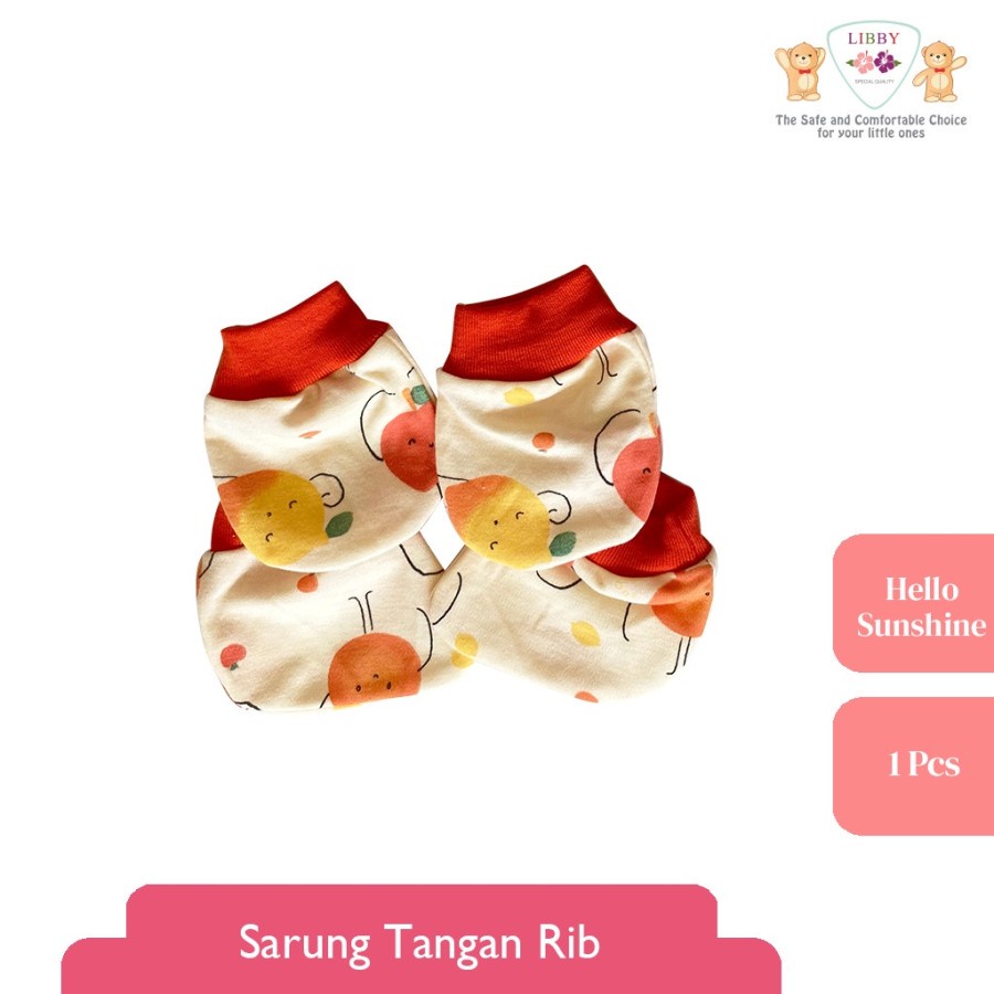 LIBBY SARUNG TANGAN &amp; KAKI MOTIF HELLO SUNSHINE