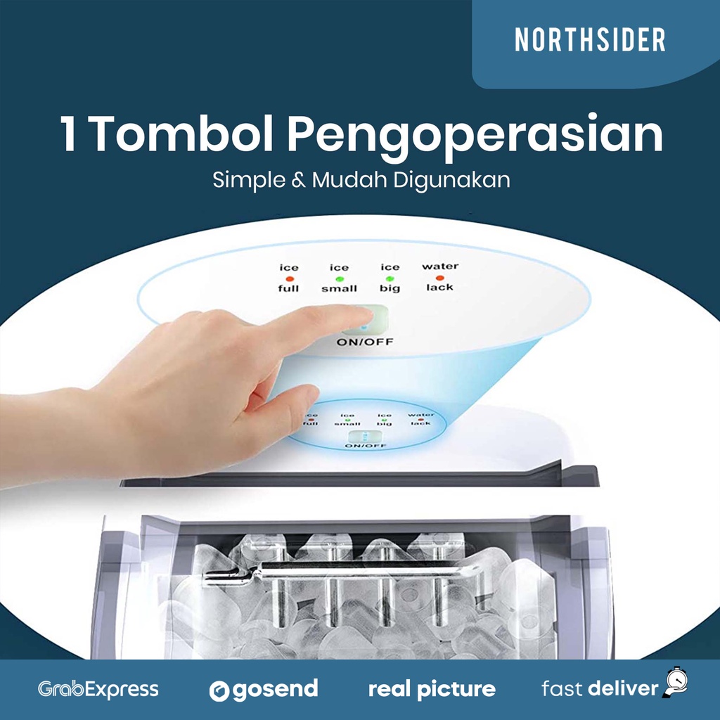 MESIN PEMBUAT ES BATU ICE CUBE MAKER 12KG PER HARI LB-IMZ2