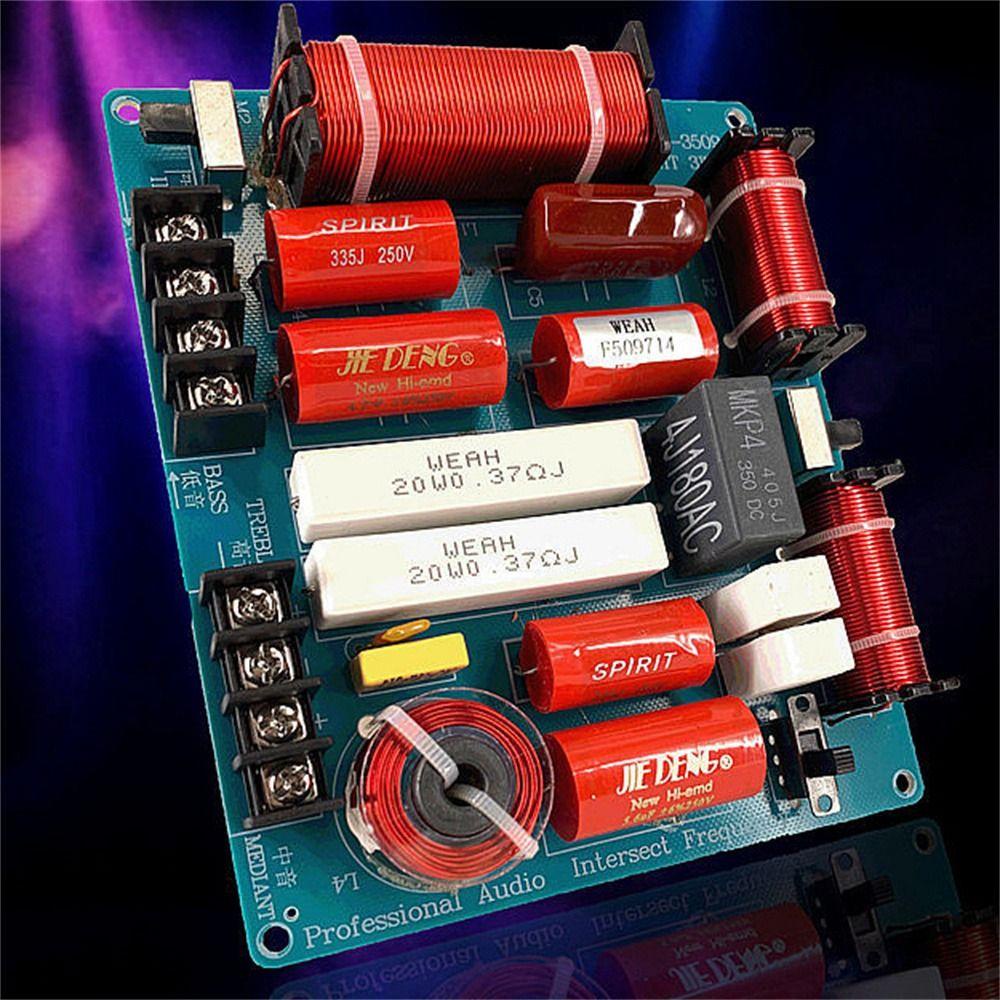 Penyekat Frekuensi Agustina Crossover Sound L41E Aksesoris Speaker Aksesoris Suara Perlengkapan Speaker Stereo Papan Sirkuit