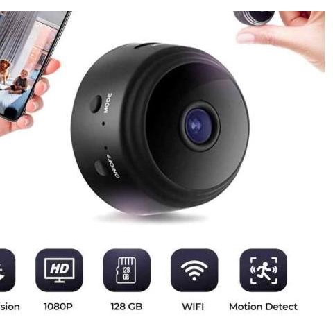 【Olla】SPY Wireless A9 Mini Camera Wifi HD 1080P Mini Mini Camera - Putih