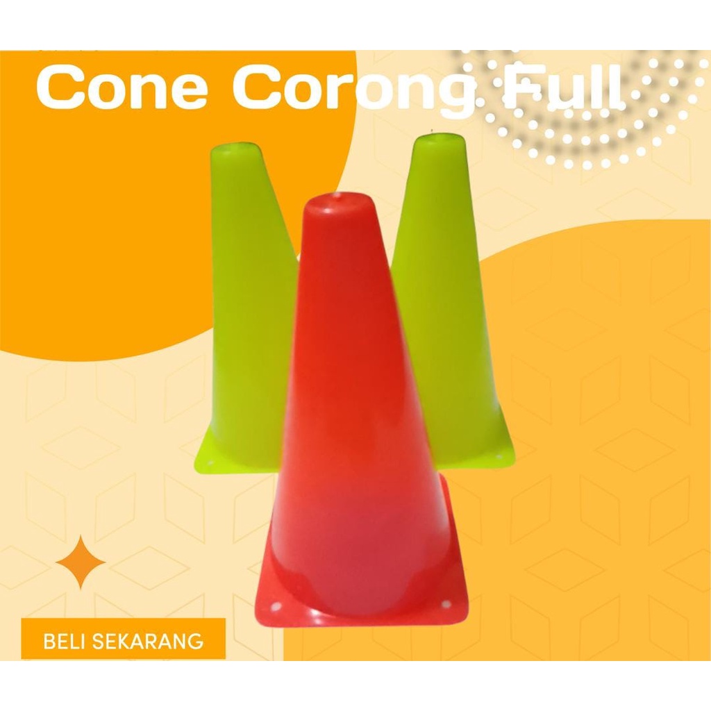 Cone Kerucut Full dan Lubang