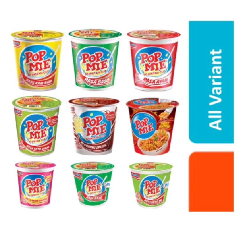 

Pop mie Kuah & Goreng All Variant