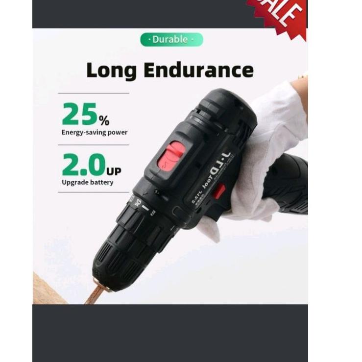 Best Product Bor obeng batrei JLD 12v 1batrei bor cordless driver JLD 12s Terlaris