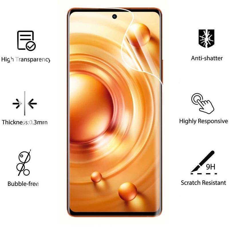 Pelindung Layar Hydrogel HD Full Cover Untuk Vivo V23 V25 S12 S15 Pro 5G