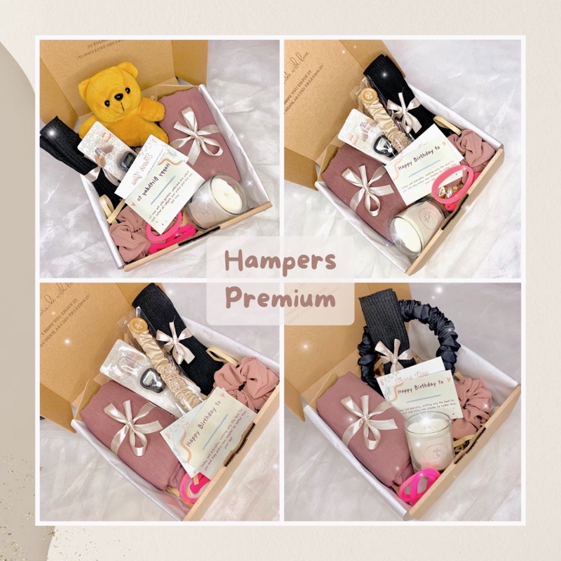 HAMPERS HIJAB LEBARAN RAMADHAN/ HAMPERS KADO / HAMPERS WISUDA / HAMPERS ULTAH / HAMPERS WEDDING / HAMPERS LEBARAN (FREE BUBBLEWRAP)