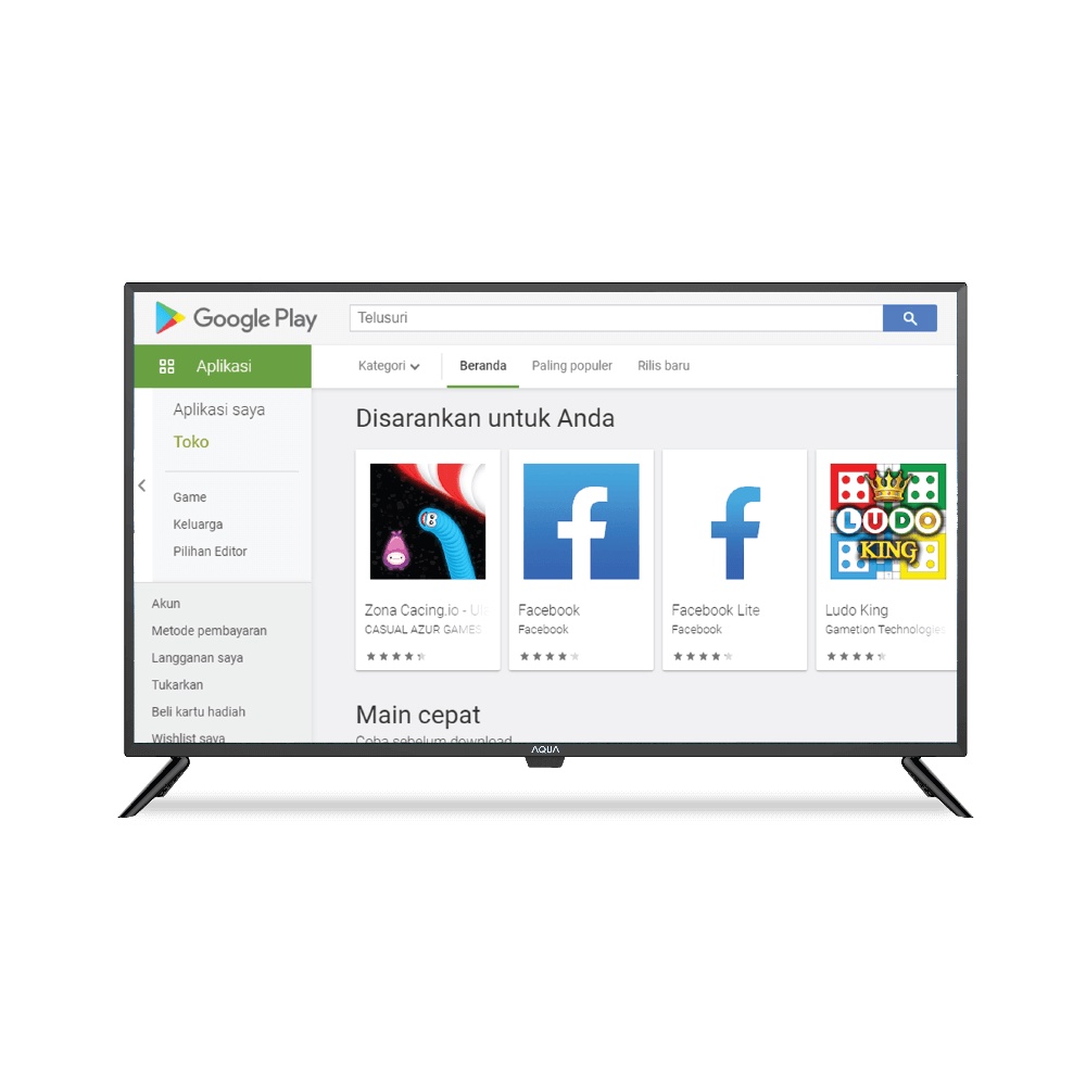 TV LED Aqua Japan LE43AQT1000U - Android Smart TV 43 inch