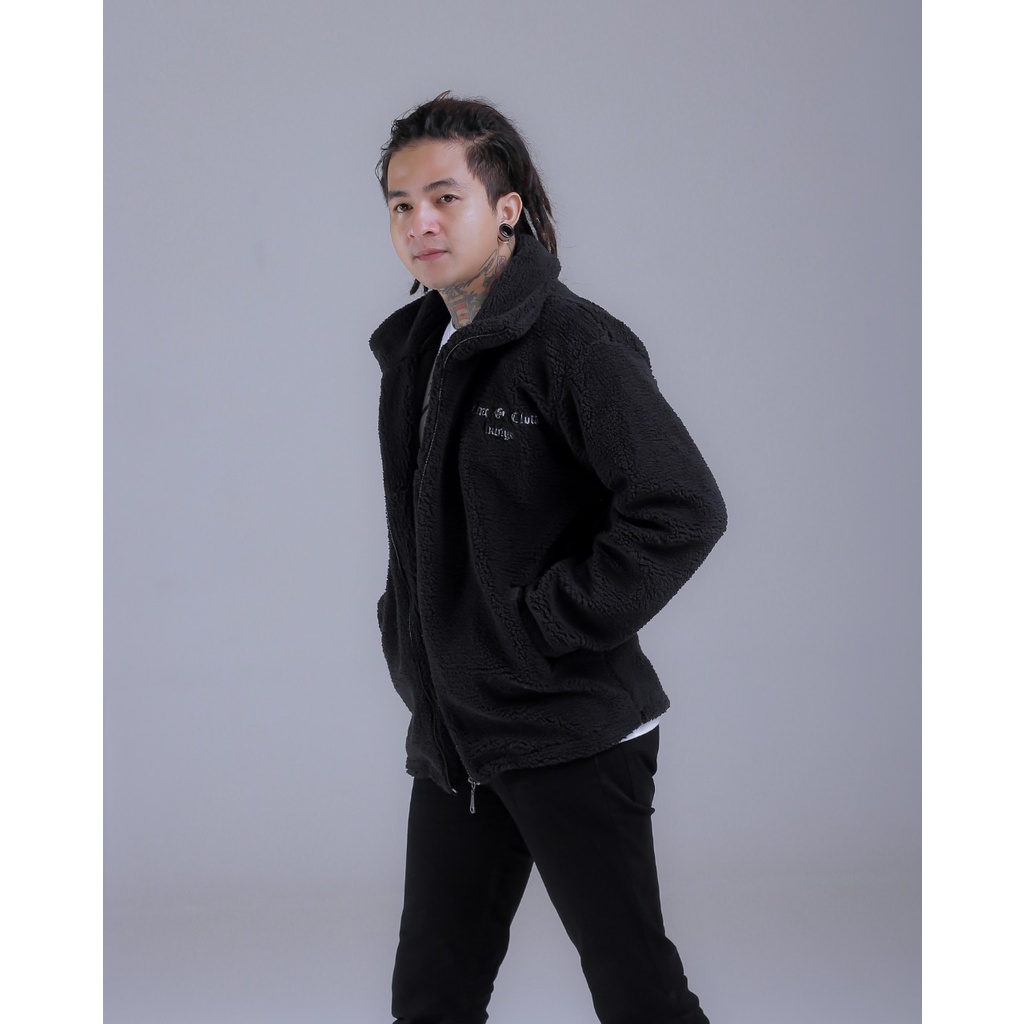 Sherpa jaket bulu fleece / jaket sherpa bulu pria / jaket bulu tebal / jaket pria / KING OF CLOTH