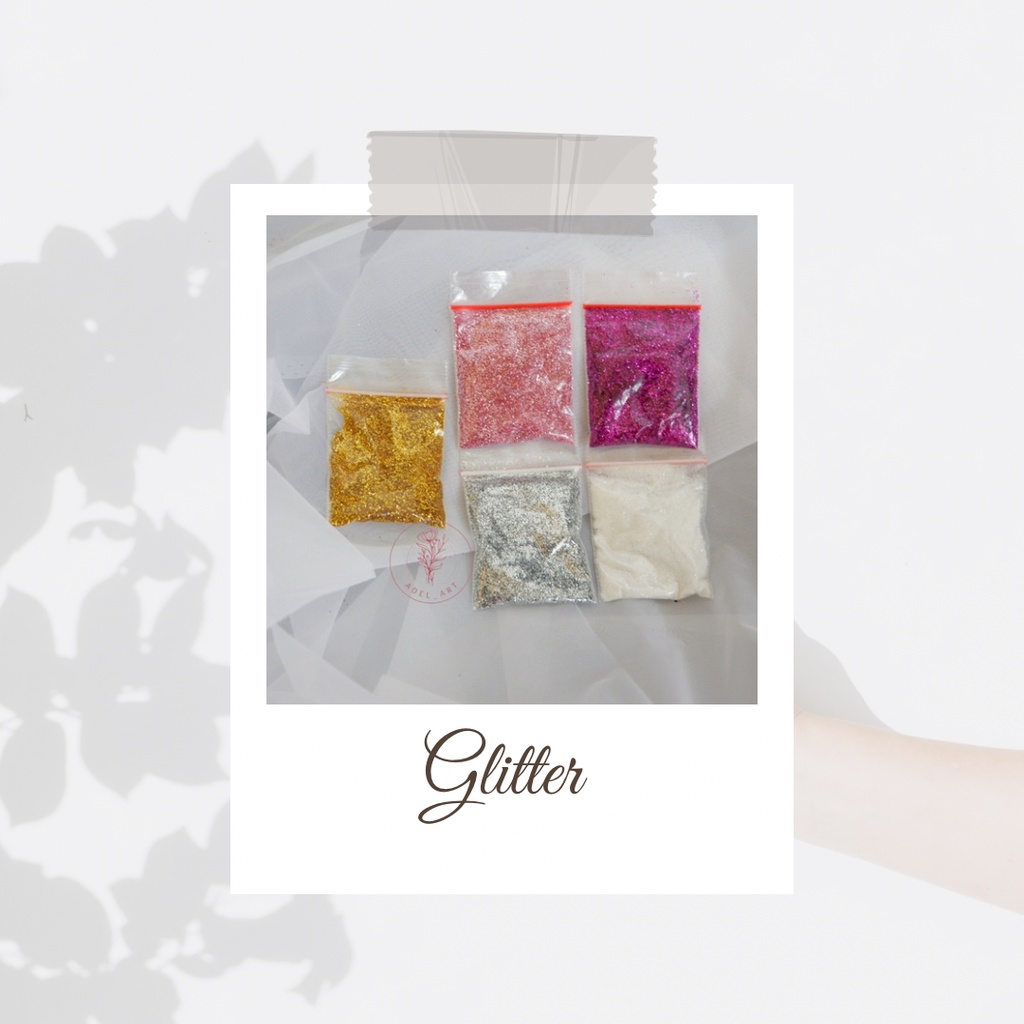 SERBUK GLITTER EMAS 5 GRAM 10 GRAM