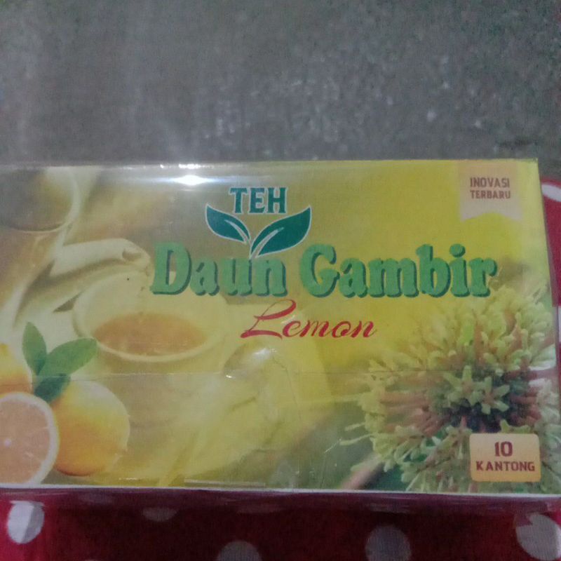 

teh gambir rasa lemon