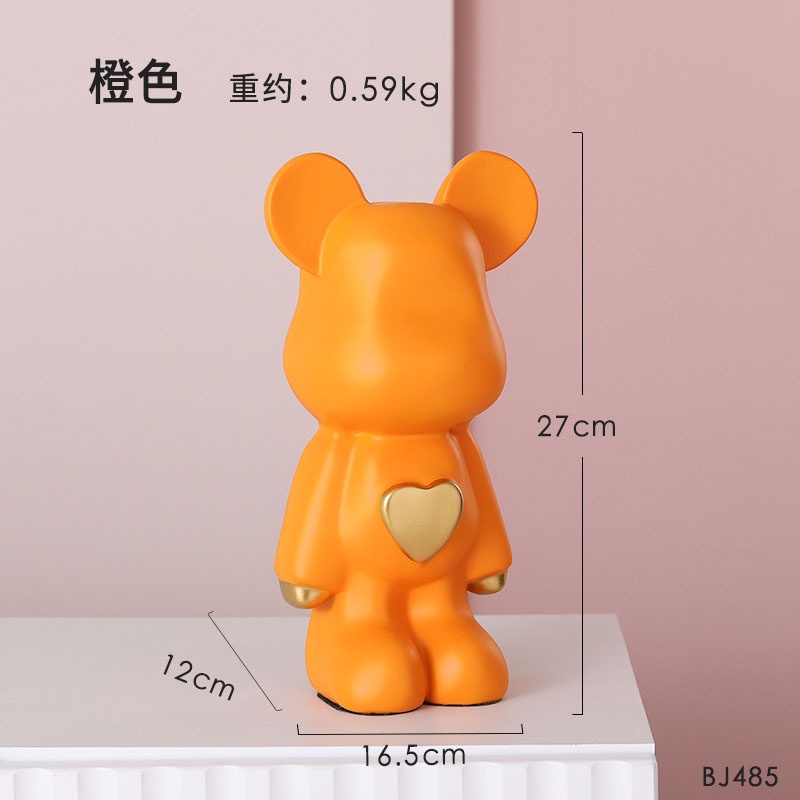 Luxury Celengan Bear Love Lucky /Bear Bank /Celengan Beruang Hiasan Pajangan 2in1