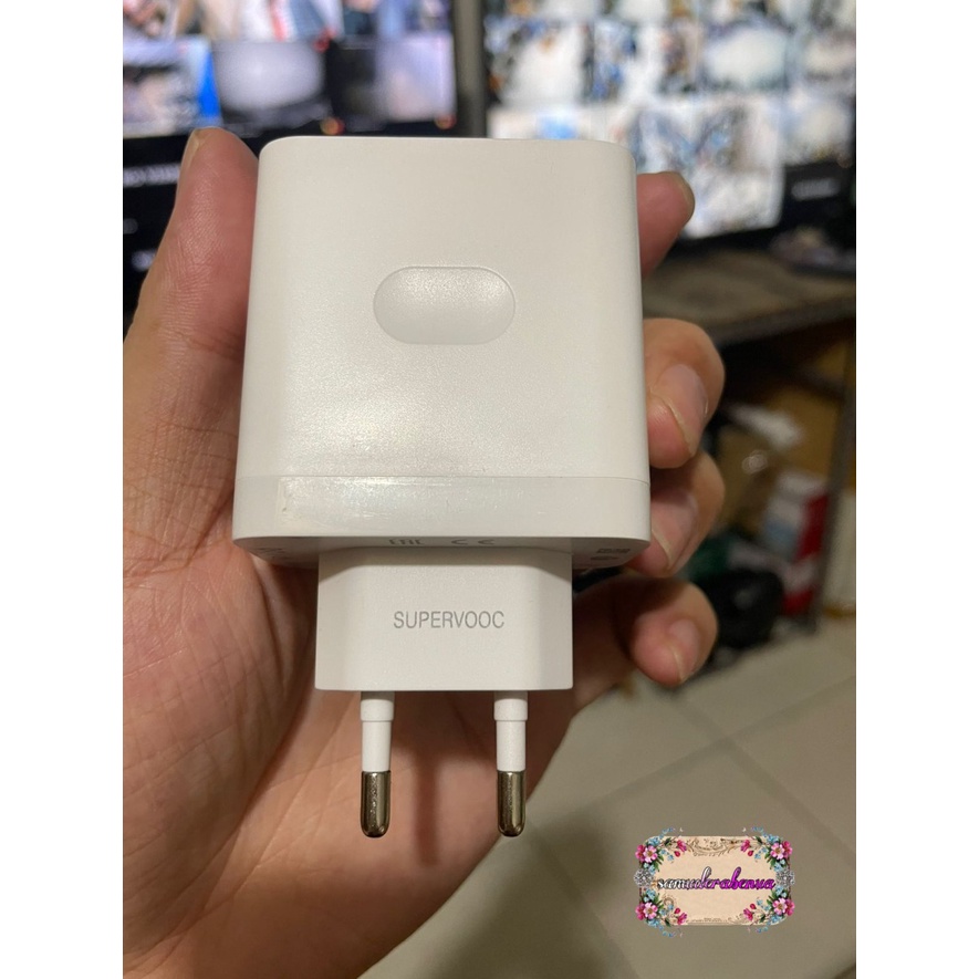 Charger Cashan Casan tc Oppo 80W tipe C SUPER VOOC Fast Charging a17 a77s a77 A5 2020 A9 2020 A52 A53 A54 a74 Reno 2f reno 3 4 4f 4 pro 5 6 7 7z  8 8 pro SB4451