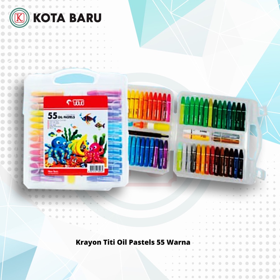 

Krayon Titi Oil Pastels 55 Warna