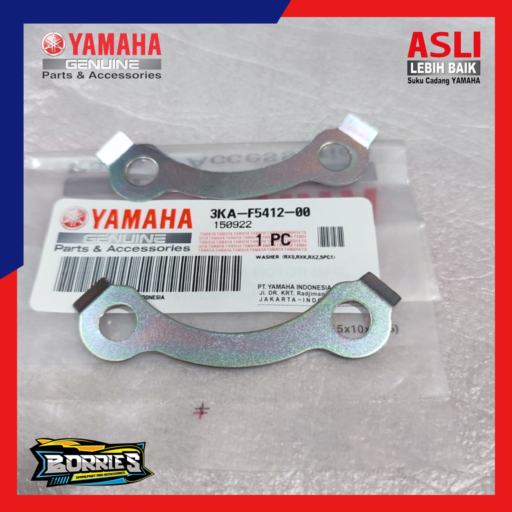 WASHER KLEM PENGUNCI BAUT DISC CAKRAM RX KING,RXZ,RXS,RX SPESIAL ASLI ORI ORIGINAL YAMAHA YGP 3KA-F5