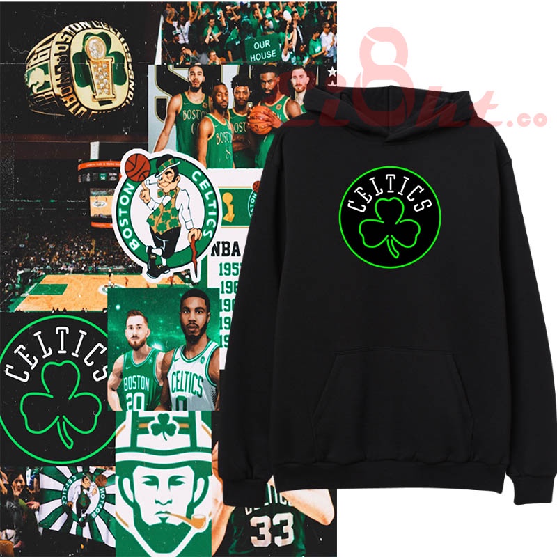 Jaket Hoodie Celtic Basket Ball Boston Celtic
