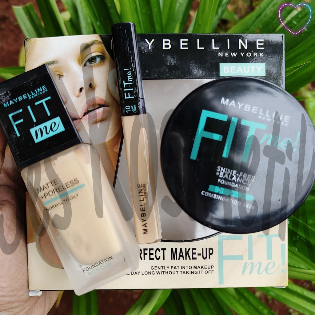 MYB Perfect Beauty Make Up Set 3 in 1 Bedak Tabur Fondation Concealer / Grosir Kosmetik