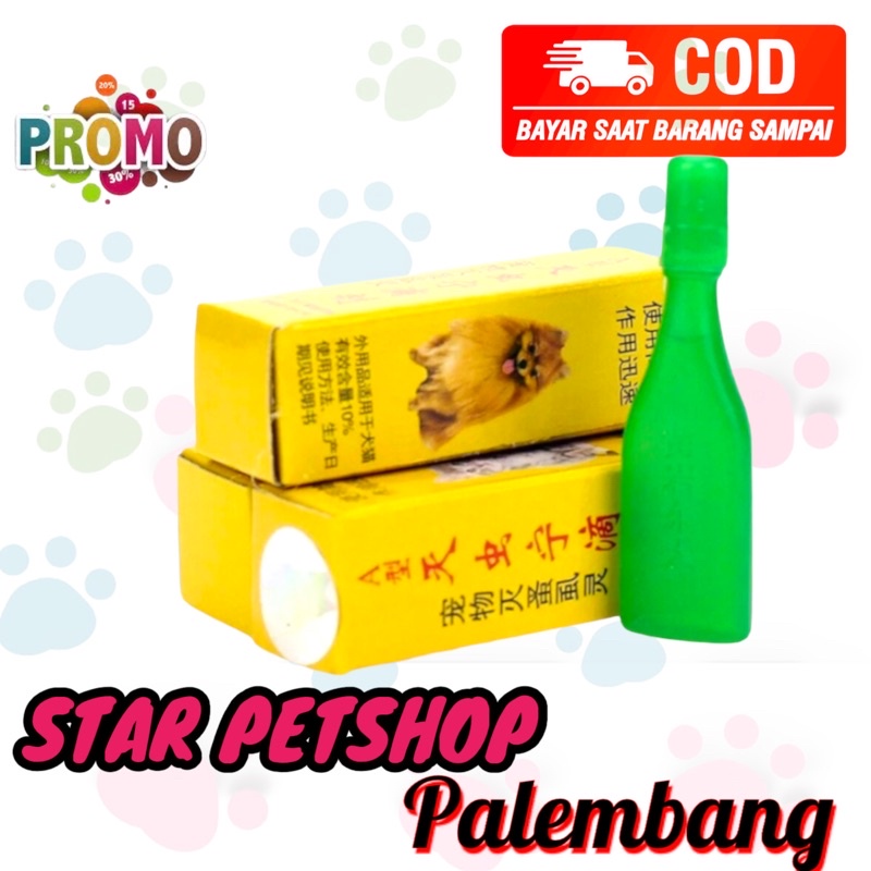 Obat Tetes Kutu Kucing &amp; Anjing Free Packing Bubble