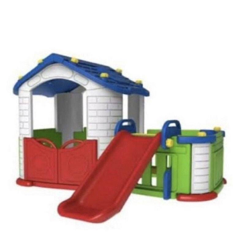 Playhouse with sliding / mainan prosotan anak preloved