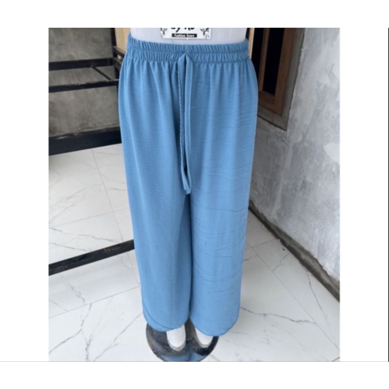 CELANA HIGH WEIST KULOT CRINKLE PREMIUM-DENIM