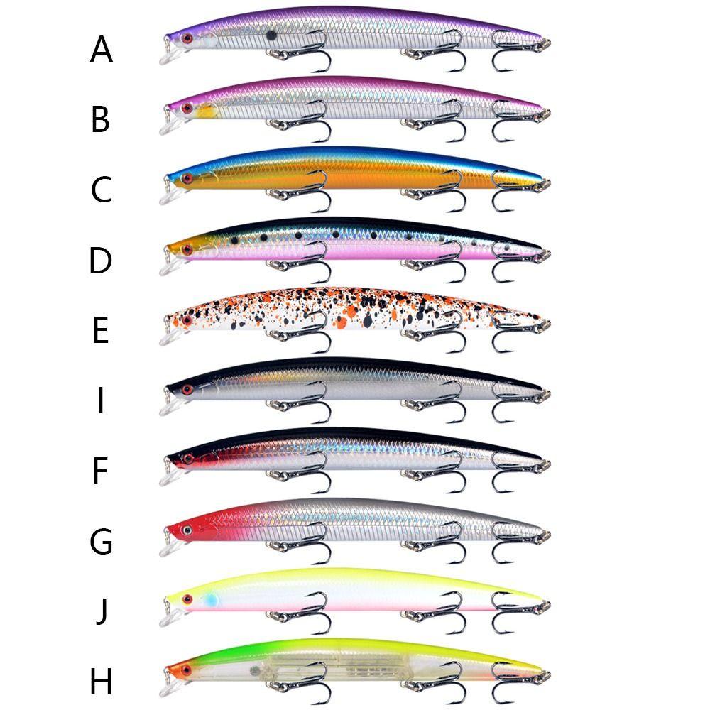 Top Floating Minnow Baits Umpan Ikan Kecil Multicolor Crankbaits Tackle Minnow Lures