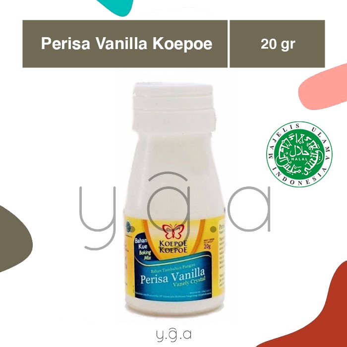 

Perisa Vanilla Koepoe Kupu 20gr / Vaneli Crystal / Vaneli Kristal