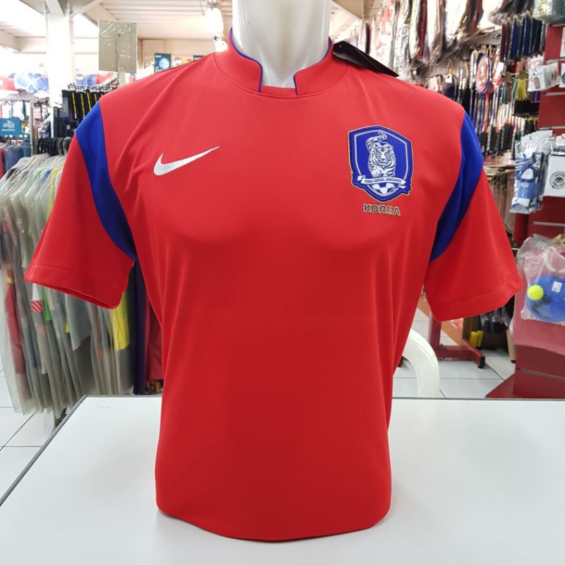 Jersey baju kaos bola nike korsel korea selatan south home merah 2014 2015 retro original