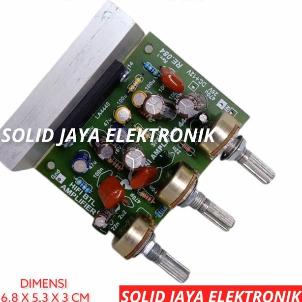 KIT POWER MINI MONO LA4440 12V DC BTL TONE CONTROL AMPLI RANIC 356