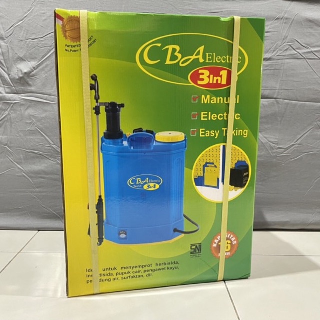 Jual SPRAYER CBA ULTRA MANUAL & ELEKTRIK 3 IN 1 16L SNI Semprot ...