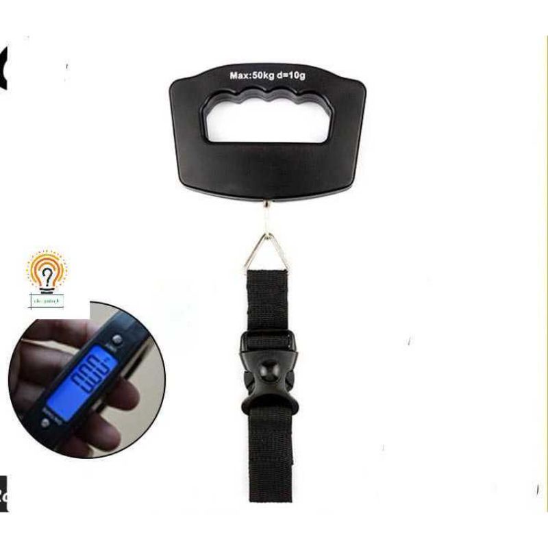 Timbangan Koper Tas Bagasi Gantung Travel 50kg Digital Luggage Scale Protable