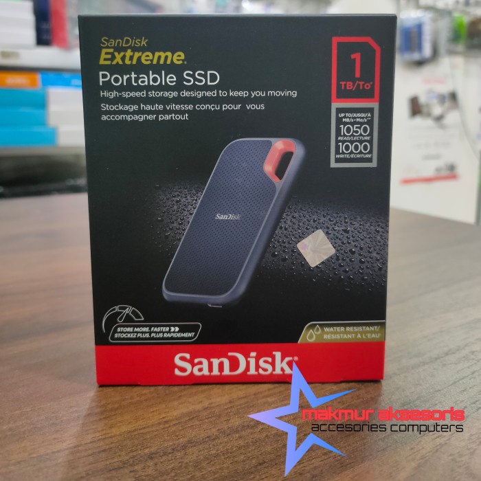 Cases Ssd Sanddisk Extreme Portable 1 Tb Original Garansi Resmi Sanddisk Ssd