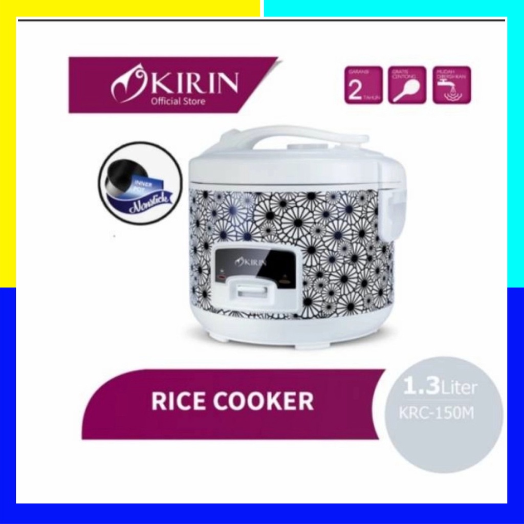 Magic Com Kirin 1,3 Liter / Rice Cooker Kirin KRC-150M