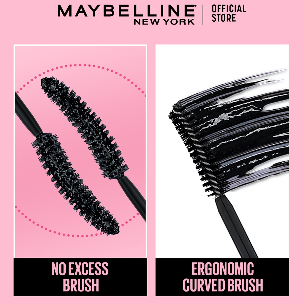 MAYBELLINE Volum Express Hypercurl Mascara | Maskara Waterproof Hyper Curl 5ml | Hitam Black