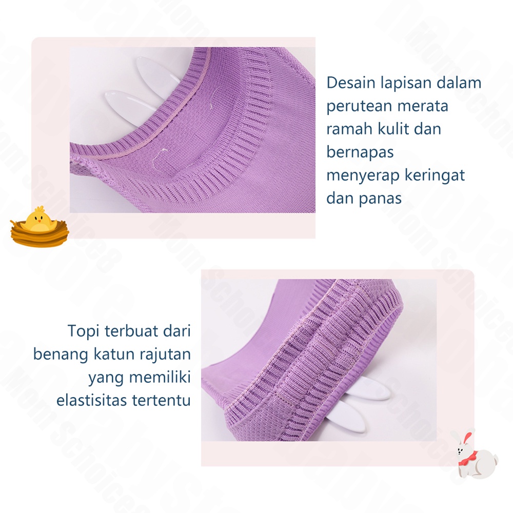 Halo Baby Topi Anak Topi Golf Senam Pantai/Anak Visor Topi Rajut Anak  Topi Golf Anak/Anak Visor Topi MOTIF KARTUN ANTI UV LUCU ANAK LAKI PEREMPUAN/Rajut Karet Topi Anak