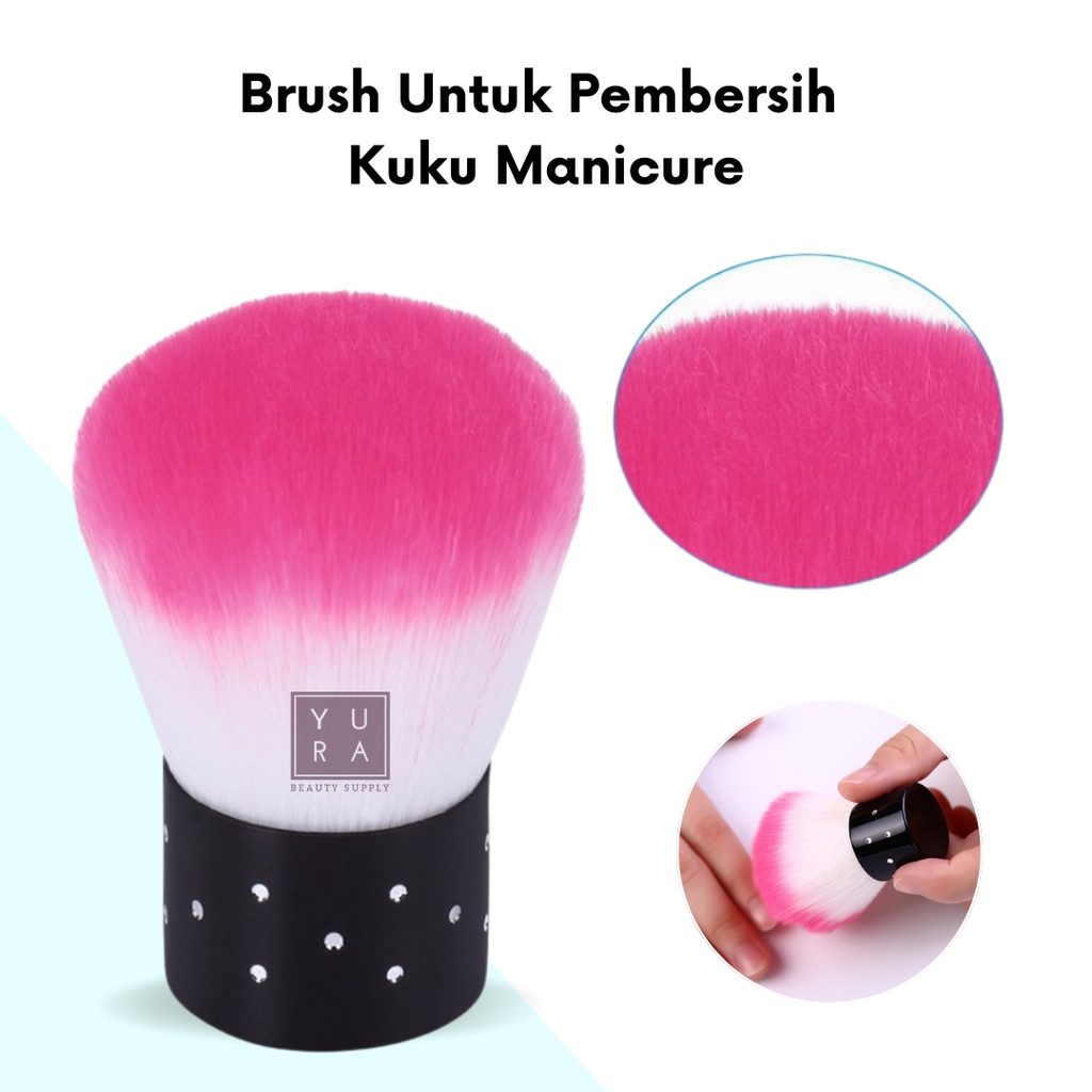 Dust brush pembersih debu bekas kikir kuku NT-32