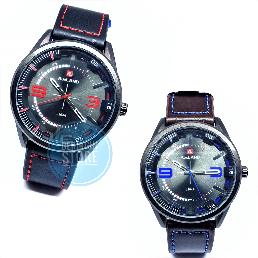 JAM TANGAN FASHION PRIA WANITA AUXLAND L204A ORIGINAL TERMURAH - WATERRESIST