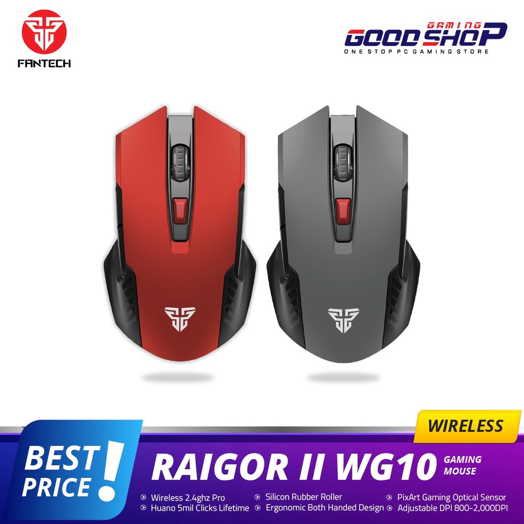 Fantech RAIGOR II WG10 Mouse Wireless Gaming - Gaming Mouse