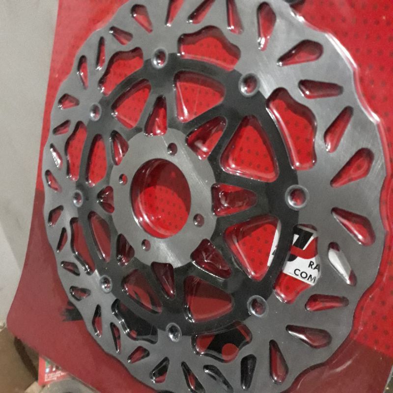 piringan cakram depan RX KING model TDR BLACK ukuran 300mm PNP RX KING