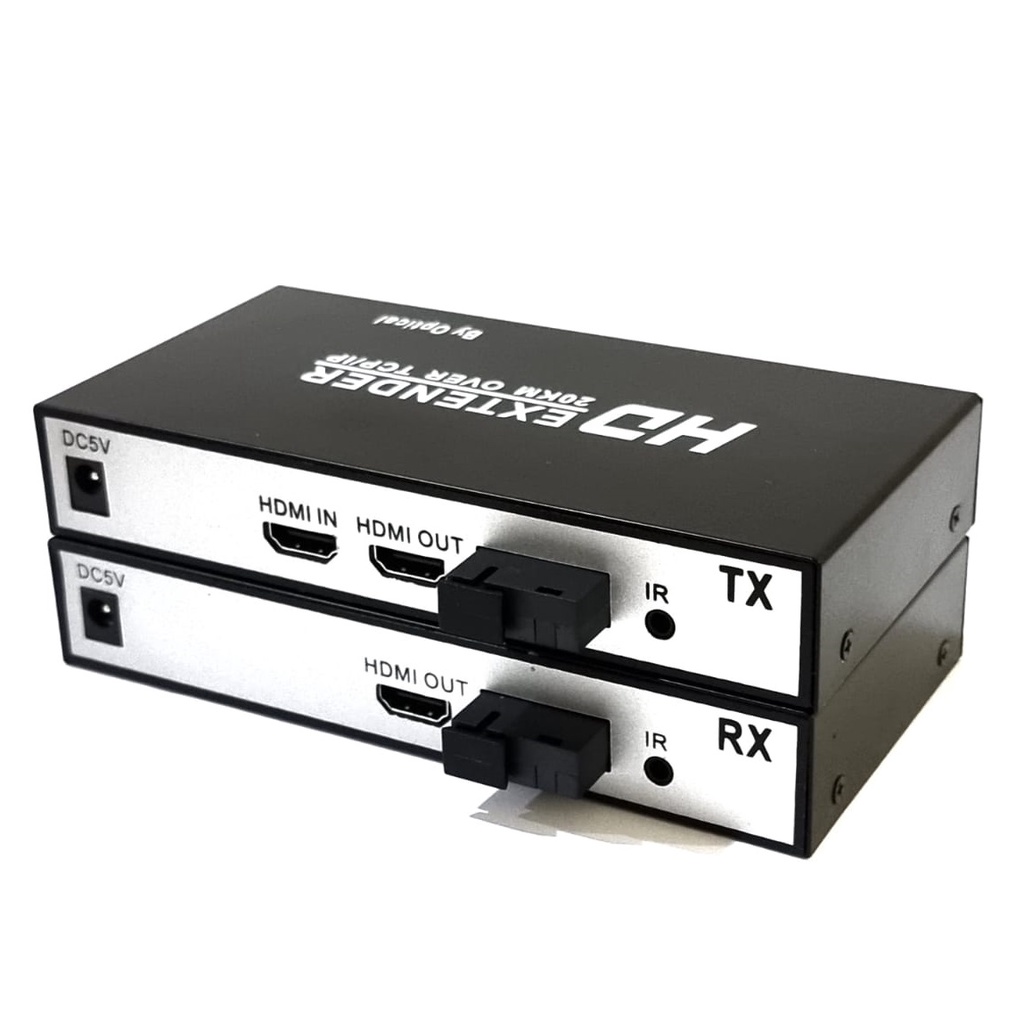 KVM HDMI Extender Fiber Optic Single Mode up to 20km SC to SC Full HD