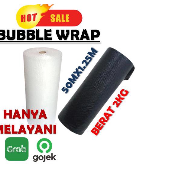 

BUBBLE WRAP PUTIH / BUBLE WRAP BENING 2KG 1.25MX50M