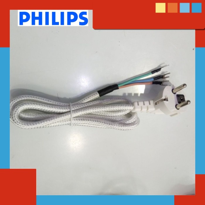 AKPA ORIGINAL Kabel Setrika Philips GC 1424 Gosokan Strika Listrik Asli Ori