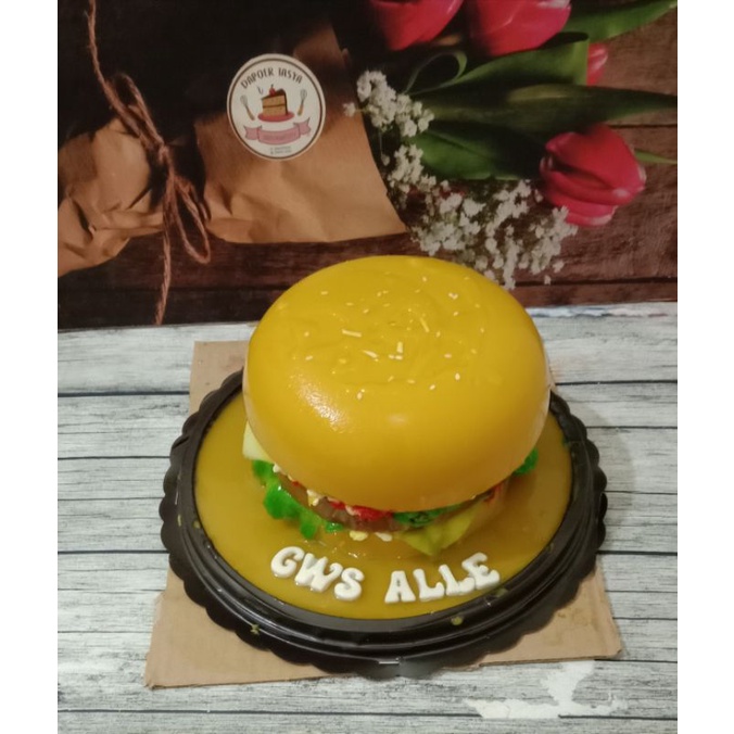 

Puding replika Burger