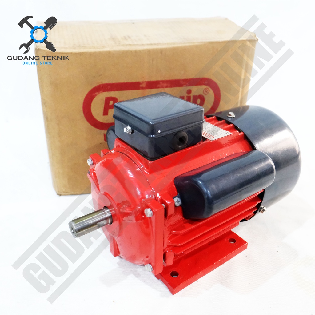 Dinamo Motor Penggerak 1/2 1/4 Hp 4P 1P 1400Rpm PROQUIP / Dinamo Elektro Motor Listrik 0.25Hp 0.5Hp 4P 1 Phase PROQUIP