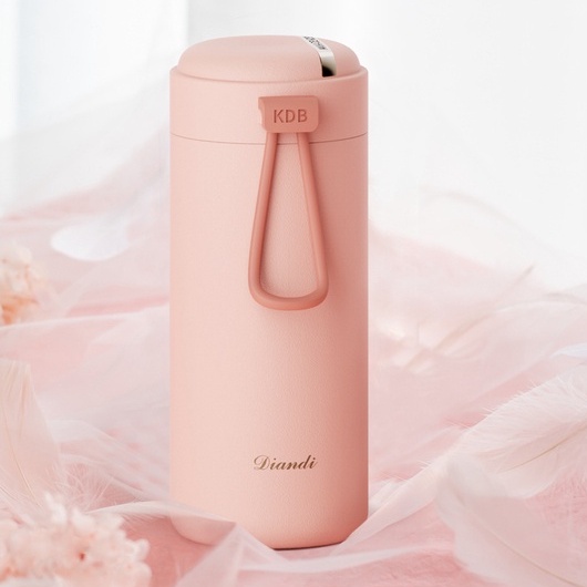 DIANDI Termos Air Panas Kopi Es Teh Susu Thermos Mini Premium Tumbler Lucu Anak Dewasa Botol Minum Gelas Aestethic Travel Vacuum Flask Cute Gift Portable Bottle Mug Stainless Steel - 350ml