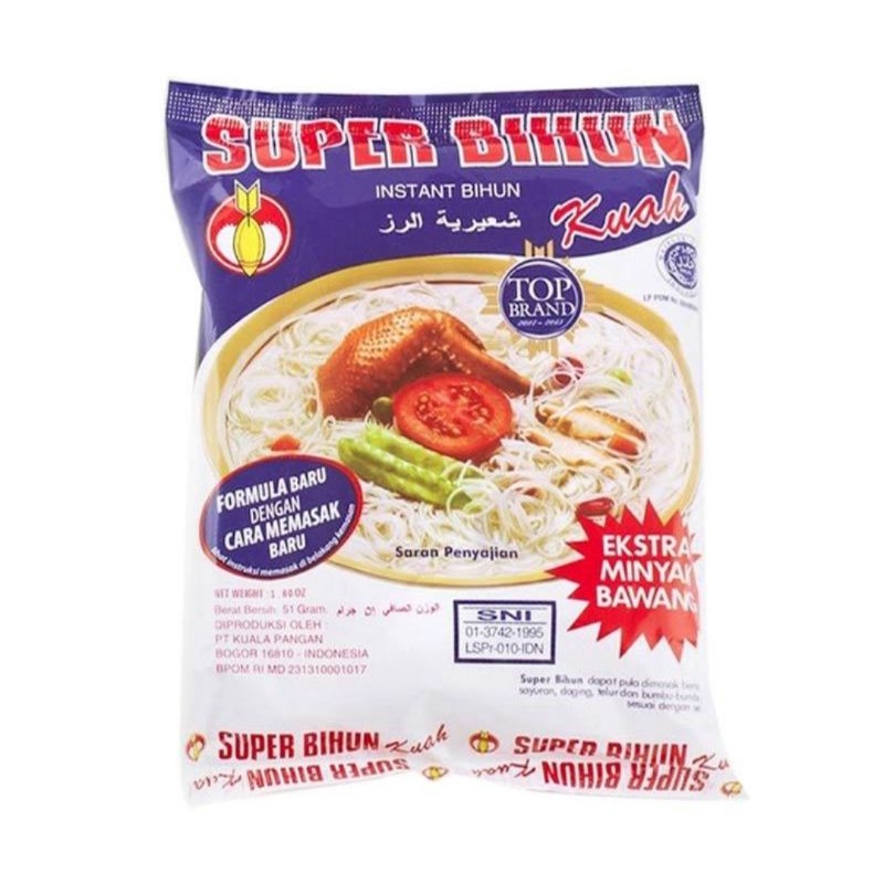 

SUPER BIHUN KUAH 1 DUS ISI 30 PCS