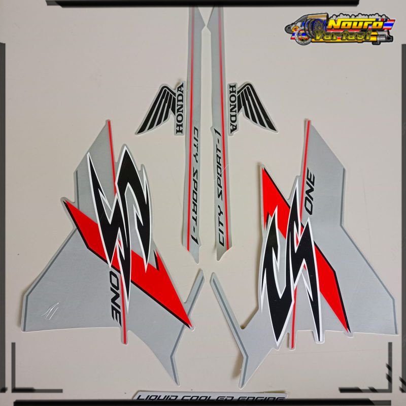 COD Striping honda cs1 cs one csone cs 1 silver stiker lis body motor berkualitas